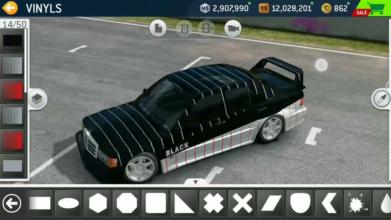 1992 AMG Mercedes-Benz 190E Evo DTM #3 [Real Racing 3 Customisation]