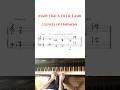 Mary Had a Little Lamb (3 levels of harmony) #piano #jazz #jacobkoller #sheetmusic