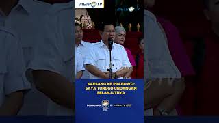Kaesang Ke Prabowo "Saya Tunggu Undangan Selanjutnya" #shorts
