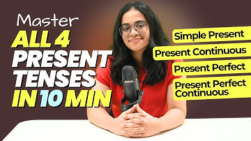 Master All 4 Present Tenses in 10 Min | English Grammar Lesson | Best Way To Learn English Tenses
