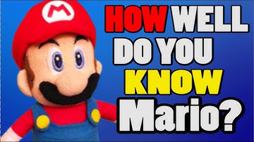 How Well Do You Know Mario? | SML Quiz | SuperMarioLogan Game
