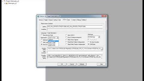 Programming interrupts with STM32