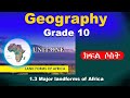 Grade 10 Geography Unit 1 Part 3 Landforms Of Africa Major Landforms Of Africa Grade 10 Geography Unit 1 Part 3 Landforms Of Africa Major Landforms Of Africa