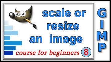 Gimp: Course For Beginners 8: Scale or Resize an Image
