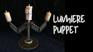Lumiere Puppet Beauty And The Beast Puppet Build