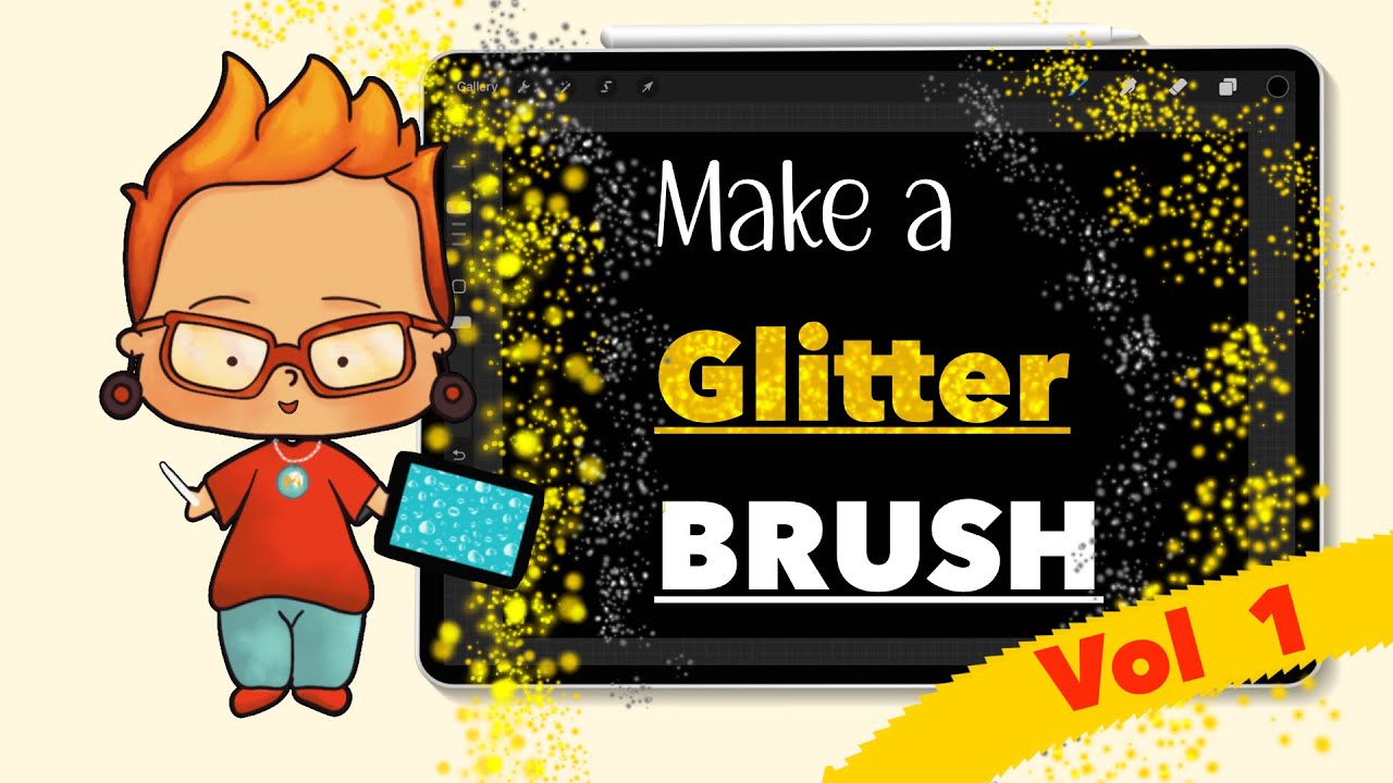 How to create a Glitter Brush Vol 1 - Procreate Tutorial - YouTube