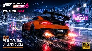 Forza Horizon 6 | 2020 Mercedes-AMG GT Black Series Welcome Pack | Snow Night Drive in 4K ❄️