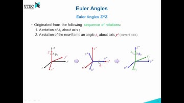 Lecture 2 - 2.2: Euler Angles (Robotics UTEC 2018-1)