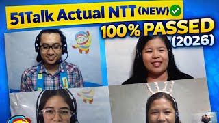 New 51talk Ntt latest  100 Passed 2026 esl 
