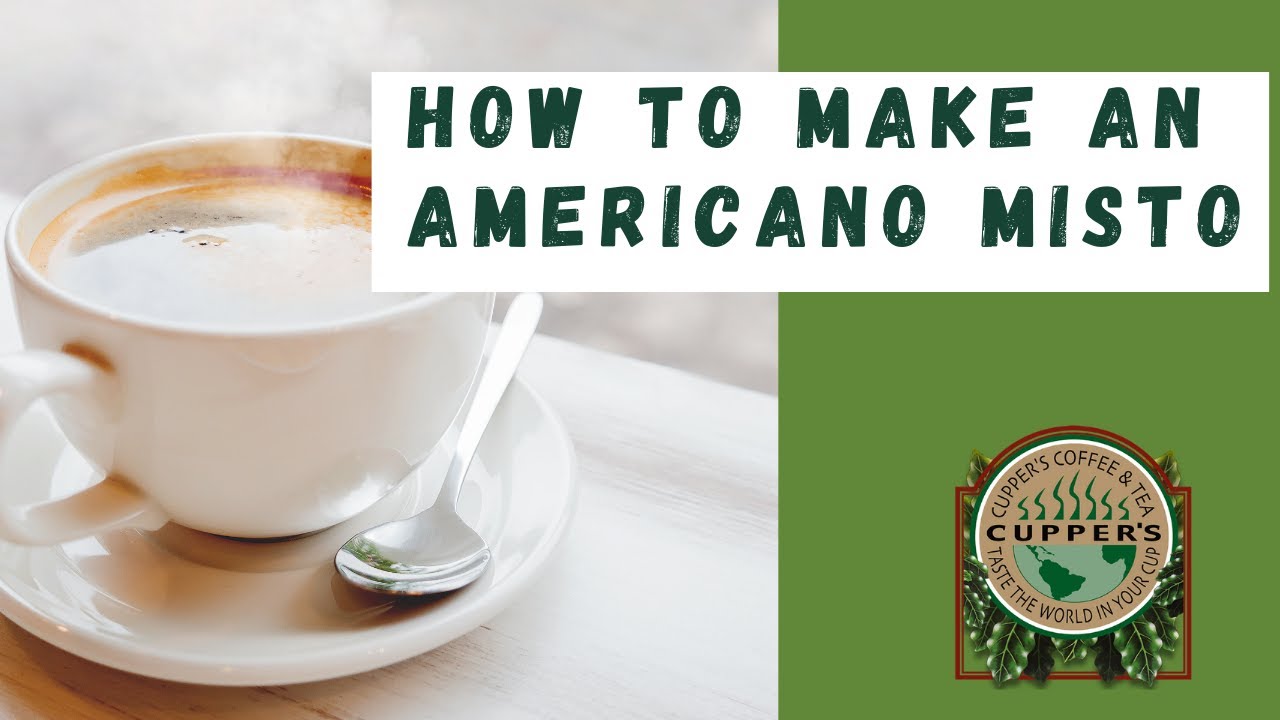 How to make an Americano Misto