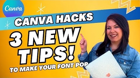 Try These 3 Canva Font Hacks to BOOST Your Designs | Canva Type | Canva Tutorial