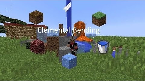 MINECRAFT - ELEMENTAL BENDING IN ONE (TWO) COMMAND!!!