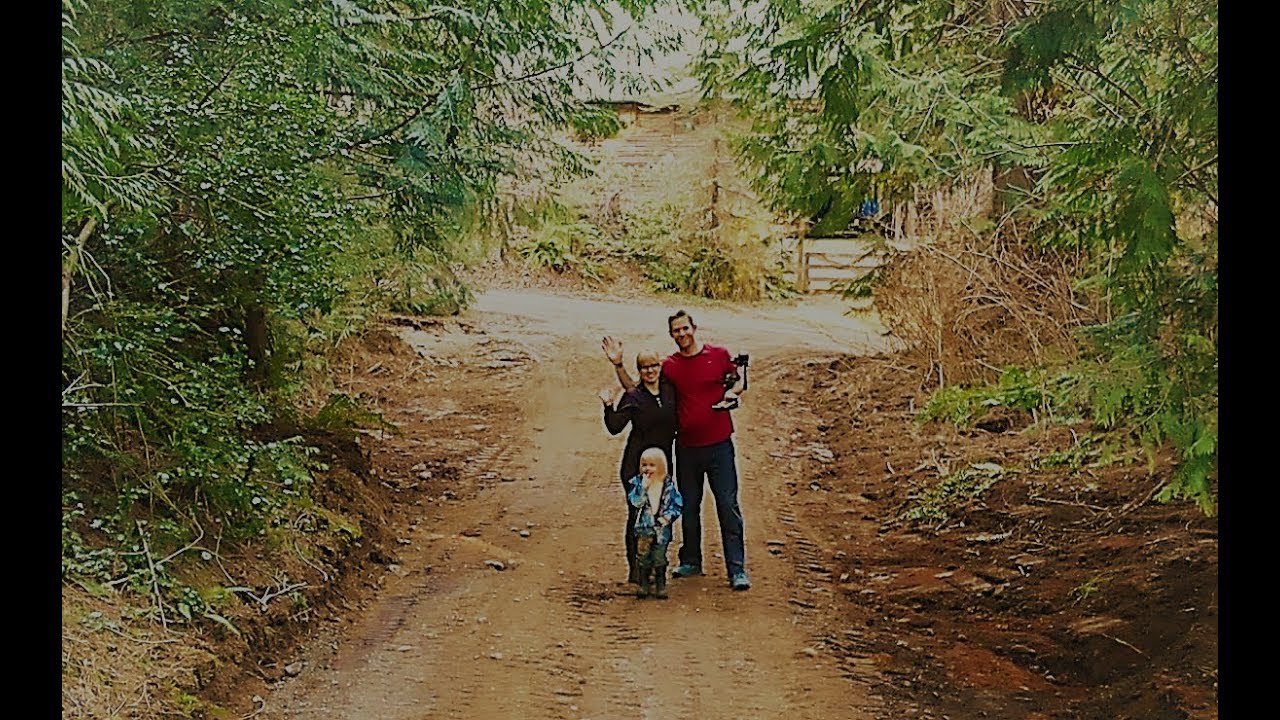Regrade A Gravel Road With A Backhoe YouTube
