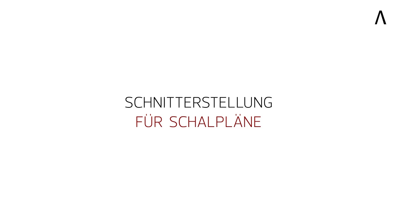Allplan 2020 - Quickstart - Schalplanung - YouTube