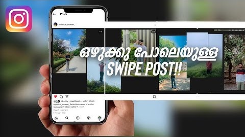 Create Instagram Seamless Swipe Post In Your Phone (Malayalam)