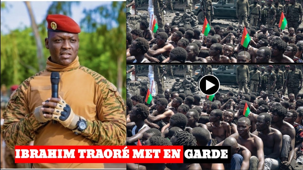 ‼️🇧🇫 Ibrahim traoré met en garde : arrestation spectaculaire au Burkina Faso 