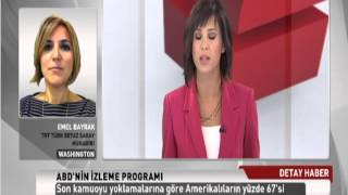 Emel Bayrak, Beyaz Saray Muhabiri, Canlı Bağlantı Trt Türk Detay Haber, 26 Temmuz, 2013