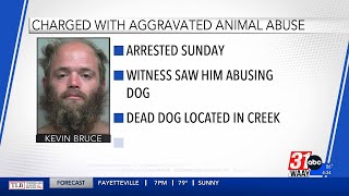 Alabama man charged after abused dog found dead in creek