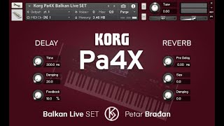 Korg Pa4X - Balkan Live SET (Kontakt 5)