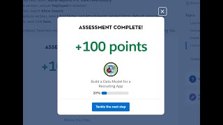 Create a custom object Review. #journeytosalesforce #trailhead