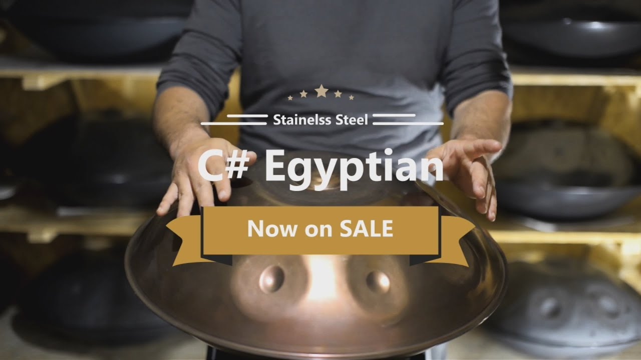 VIBE Handpan - C# Koi 9 Stainless steel