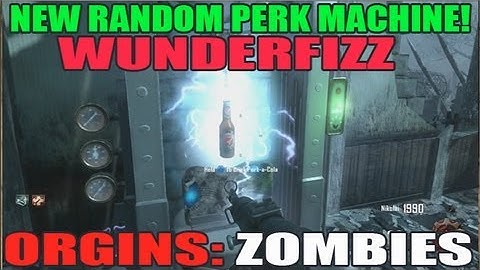 Origins: New Wunderfizz Perk Machine: PHD Flopper is Back! (Black Ops 2 Zombies)