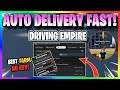 DRIVING EMPIRE SCRIPT *NO KEY* AUTO FARM MONEY, AUTO DELIVERY, FAST AUTO RACE V3 &amp; MORE! ✅🏎️