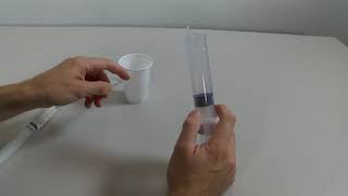 Hydraulics - experiment with syringes