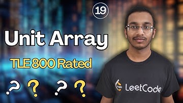 Unit Array | Codeforces Round 879 (Div. 2) |@TLE_Eliminators CP Sheet | 800 | Q19