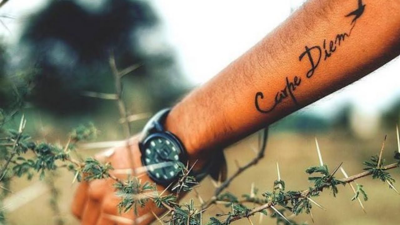 125 Carpe Diem Tattoo Ideas to Help You Seize the Day  Wild Tattoo Art