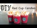 DIY Candle | Starbucks Red Cup Candles | ANN LE