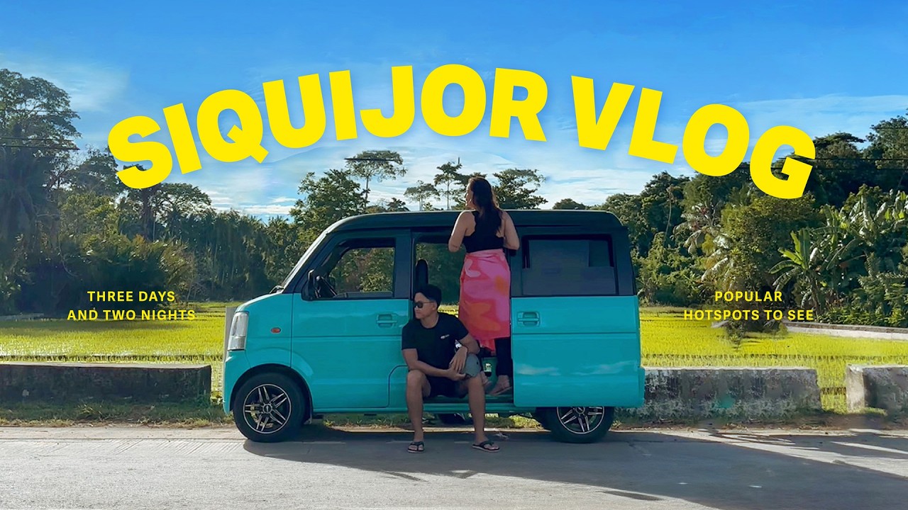 SIQUIJOR Vlog | Pitogo Cliff, Cambugahay Falls & more ♡
