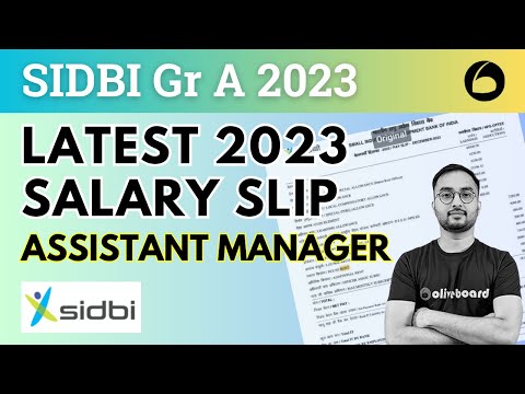 SIDBI Grade A Assistant Manager Salary | SIDBI Grade A Salary 2023 | SIDBI Grade A Notification 2023