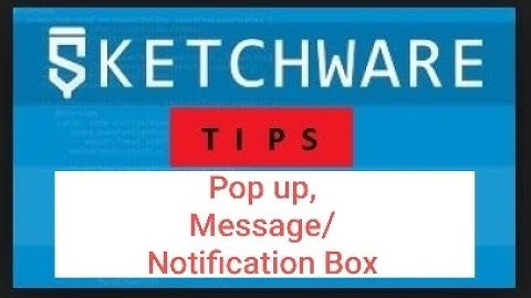 Sketchware Tips How to make a Pop Up Window/ Notification/ Text/ Box Using Dialog Component