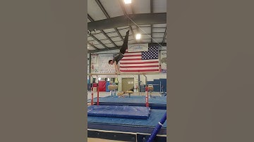 Front off (Parallel bars) #shorts