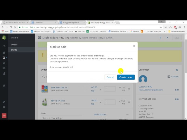 ShopifyToBringg Demo Part - 1- From Store to Bringg.