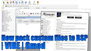 How pack custom files to map | VIDE | Gmod