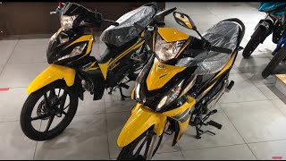 Honda Wave 110CC \u0026 Modenas Kriss 110CC - Black \u0026 Yellow 2020 Malaysia