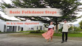 Basic Folkdance Steps in 3/4 Time Signature: [With Choreography] Resimi