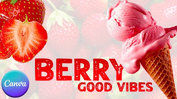 How to Create a Ice Cream Animation Video Ad in Canva |Canva ad Making😮 🍦