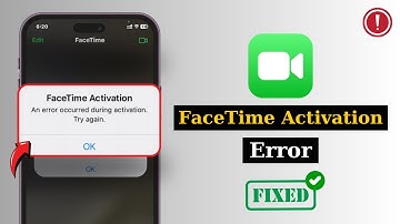 How To Fix "Facetime Activation An error occurred during activation try again" on iPhone