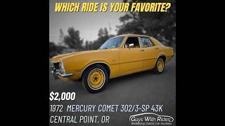 Don't Miss Out! 7 Classic Cars Under $15K on Craigslist Right Now!