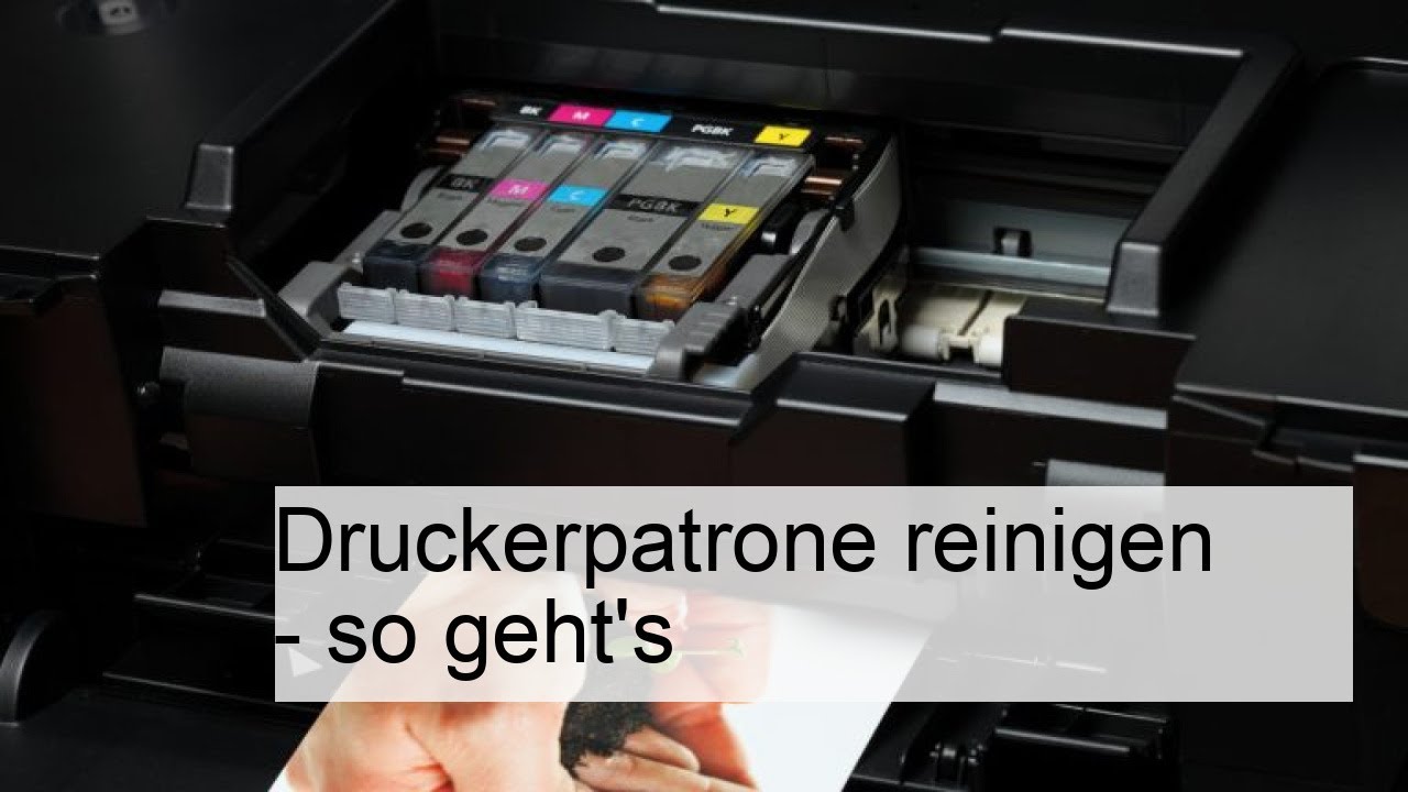 Hp Officejet Pro 8710 Druckkopf Reinigen Druckerpatrone reinigen - so geht's - YouTube
