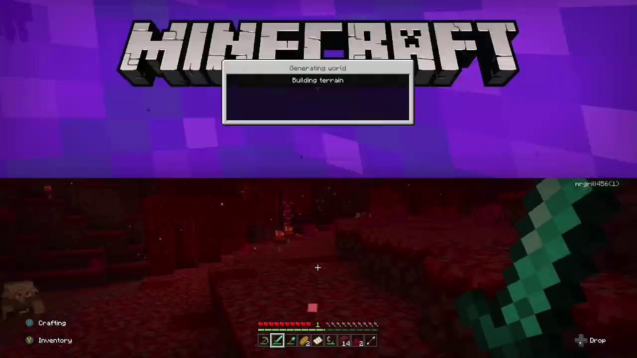 Minecraft split screen part 3 - YouTube