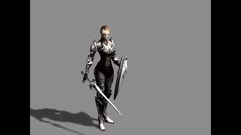 3DModels-Textures: Animated Royal Female Warrior Character