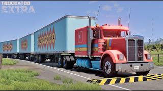 Trucks vs Speed Bumps EXTRA #03 | BeamNG Drive - Long Video |🤜 Truck &Too