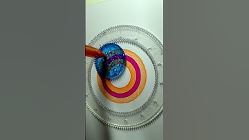 Spirograph drawing   Different angle #art  #asmr