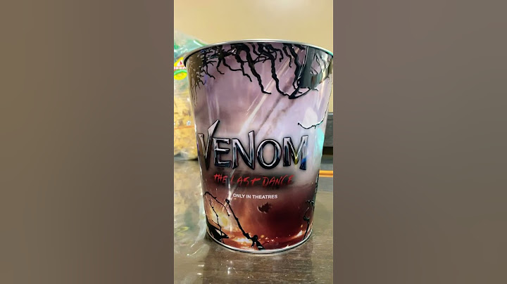 NEW venom the last dance popcorn buckets!!!!