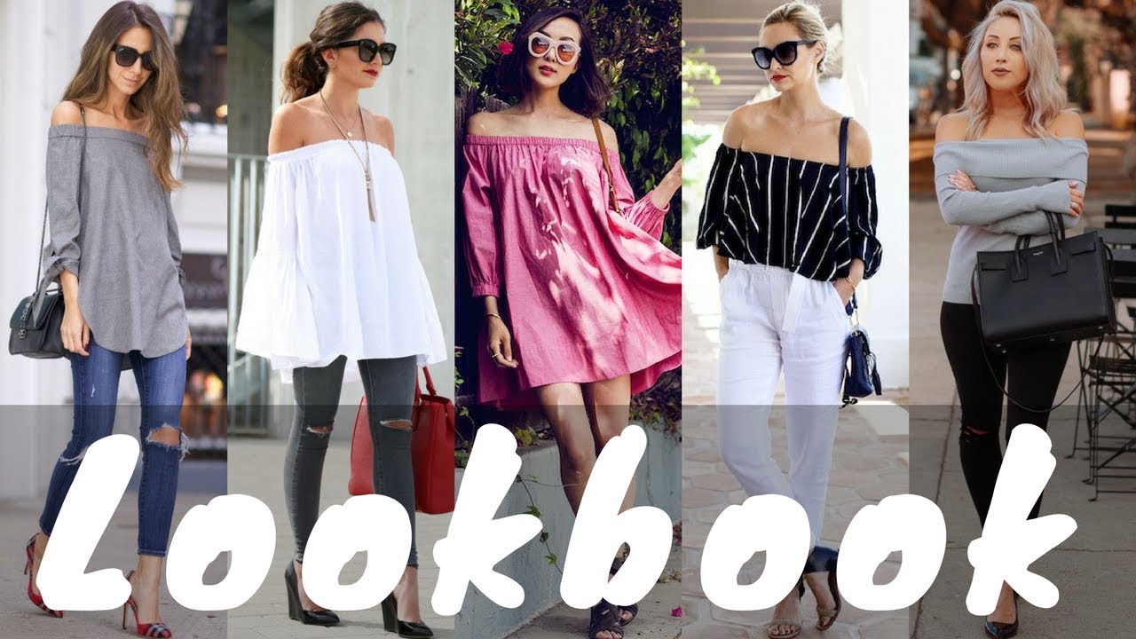 Latest Spring Off-Shoulder Dresses Outfit Ideas Fashion Trend 2018 | Spring Lookbook