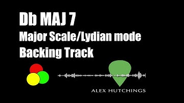 Db Major 7 LYDIAN MODE backing track